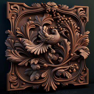 3D model st ornate (STL)